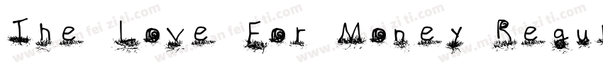 The Love For Money Regular Font字体转换